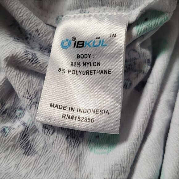 IBKUL Polo Retro Bowl Print UPF Quick Dry Golf Shirt XXL - Picture 4 of 7